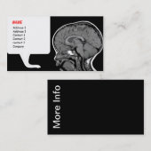 Lustige MRI Visitenkarteschablone Visitenkarte (Vorne/Hinten)