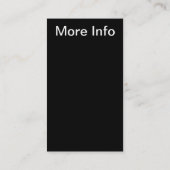 Lustige MRI Visitenkarteschablone Visitenkarte (Rückseite)