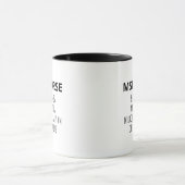 Lustige MSN-Krankenschwester Tasse (Zentrum)