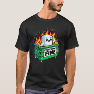 lustige Mülltonnen alles gut Marshmallow T-Shirt