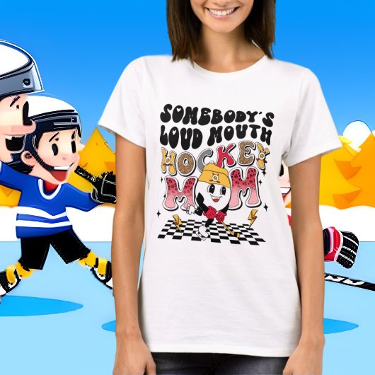 lustige Mundhockey-Mama T-Shirt