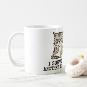 Lustige mürrische Katze Corporate Humor Kaffeetass Kaffeetasse