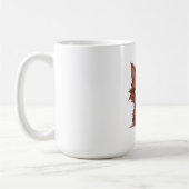 Lustige mürrische Katze Kaffeetasse (Links)