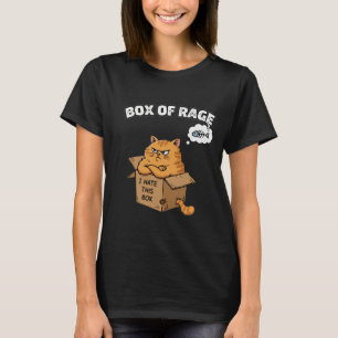 Lustige mürrische Katze   Schachtel des Zorns   Ic T-Shirt