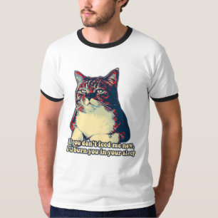 Lustige mürrische Katzen-Meme für Katzenbesitzer u T-Shirt
