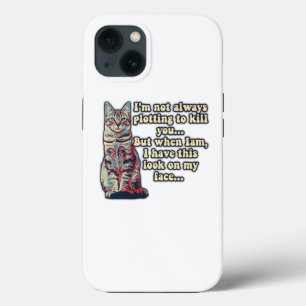 Lustige mürrische Katzen-Meme für Katzenliebhaber Case-Mate iPhone Hülle