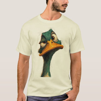 Lustige mürrische Strauß – Sarkastische Vogel-Cart T-Shirt