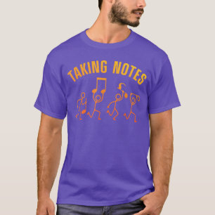 Lustige Musik Kunst für Männer Frauen Noten Gag Mu T-Shirt
