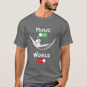 Lustige Musikzitate Musik auf der Welt Aus Vintage T-Shirt