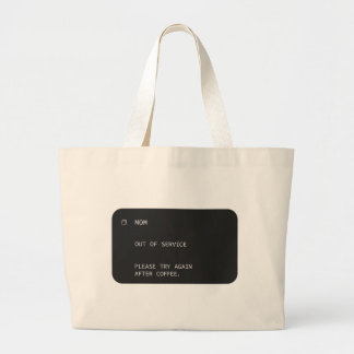 Lustige Mutter Außer Betrieb Kaffee Design Jumbo Stoffbeutel