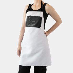Lustige Mutter Außer Betrieb Kaffee Design Schürze