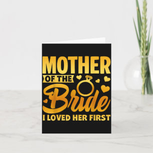 Lustige Mutter der Braut Mutterliebe Hochzeit Karte