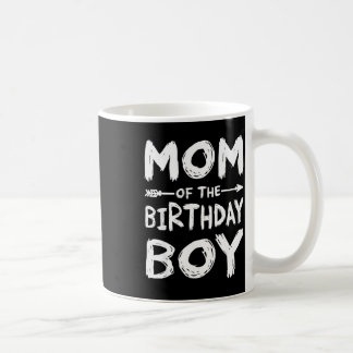 Lustige Mutter des Geburtstagsjungen passende Fami Kaffeetasse