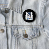Lustige Mutter eines Ataxie-Kriegers Button (Beispiel)