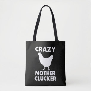 Lustige Mutter-Gacker-Huhn-Wortspiel-Tragetasche Tasche