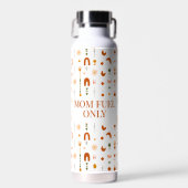 Lustige Mutter-Kraftstoff-Flasche im Boho-Stil als Trinkflasche (Vorne)