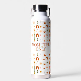 Lustige Mutter-Kraftstoff-Flasche im Boho-Stil als Trinkflasche