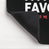 Lustige Mütter Lieblingssohn Tochter Ich bin Mutte Mousepad (Ecke)