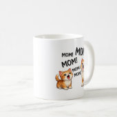 Lustige MUTTER! MUTTER! MUTTER Orange getigerte Kä Kaffeetasse (VorderseiteRechts)