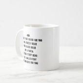 Lustige Mutter Muttertagsgeschenk Tasse (Vorderseite Links)