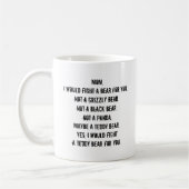 Lustige Mutter Muttertagsgeschenk Tasse (Links)