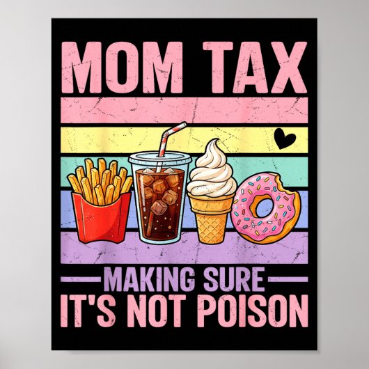 Lustige Mutter Steuer Sicher Nicht Gift Muttertag Poster (Vorne)