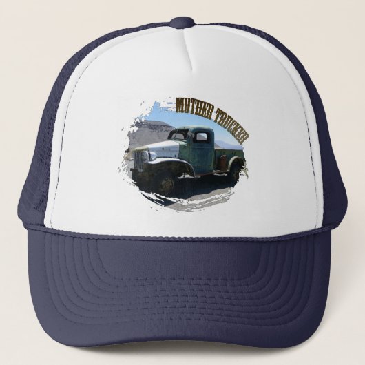 Lustige Mutter Trucker Mütze! Truckerkappe (Vorderseite)