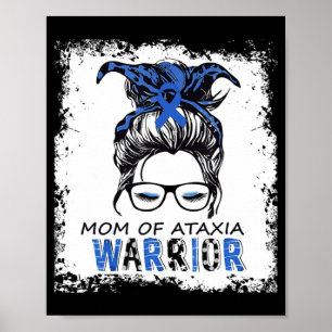 lustige Mutter von Ataxie Krieger, Design Ataxie B Poster