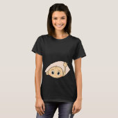 LUSTIGE MUTTERSCHAFT, SCHWANGERSCHAFT, SCHWANGER T-Shirt (Vorne ganz)