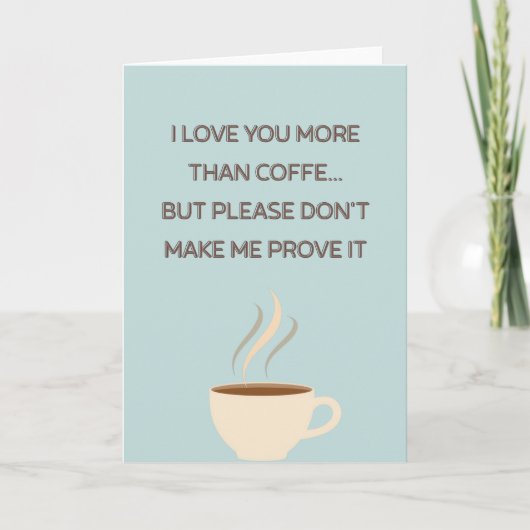 Lustige Muttertags-Kaffeefoto-Karte Karte (Vorderseite)