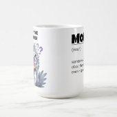Lustige Muttertags-Mutter-Definition-Wrap Verwandlungstasse (Zentrum)