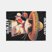 Lustige Nacho Durchschnittstante Cinco De Mayo Mex Fleecedecke (Vorderseite (Horizontal))