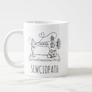 Lustige Näherei, Quilter-Geschenk, Nähliebhaber, N Jumbo-Tasse