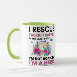 Lustige Nähzitat Vintage-Blumen-Nähmaschine Tasse