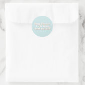 Lustige Nebenquests  Runder Aufkleber (Tasche)
