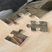 Lustige Neigungs-Kopf-Seemöwe Puzzle (Seite)