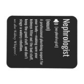 Lustige Nephrologe Definition Magnet (Horizontal)