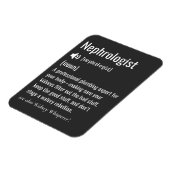 Lustige Nephrologe Definition Magnet (Linke Seite)