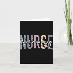 Lustige Nephrologie-Krankenschwester Dialyse-Krank Karte
