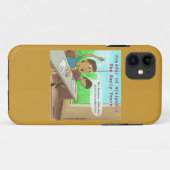 Lustige Nerd-Kinder Cartoon iPhone5/5s Hülle (Rückseite (Horizontal))