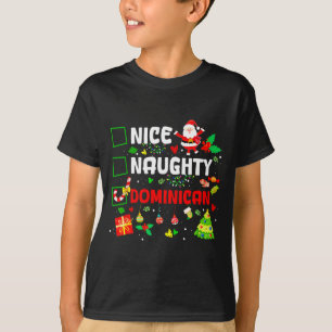 Lustige nette unartige dominikanische Familien Män T-Shirt