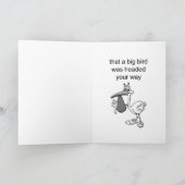 lustige neue Babygratulation Dankeskarte (Innenseite)