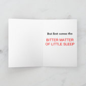 lustige neue Babygratulation Karte (Innenseite)