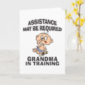 Lustige neue Großmutter Karte (Gelbe Blume)