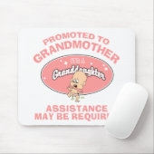 Lustige neue Großmutter-neue Enkelin Mousepad (Mit Mouse)