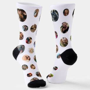 Lustige Neuheit Foto Collage Socken