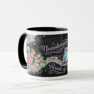 Lustige neurodivergente Paradestärken ADHD Kunst Tasse