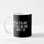 Lustige Neuseeland-Zitat  Kaffeetasse (Links)