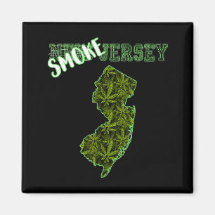Lustige New Jersey Weed Weed Kultur  Magnet