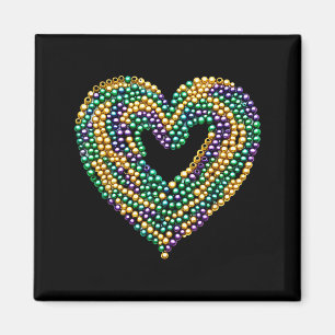 Lustige New Orleans Perlen Herz Wir Stehen Nola St Magnet